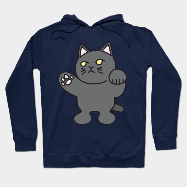 Yuru-neko Hoodie by Willthunder3